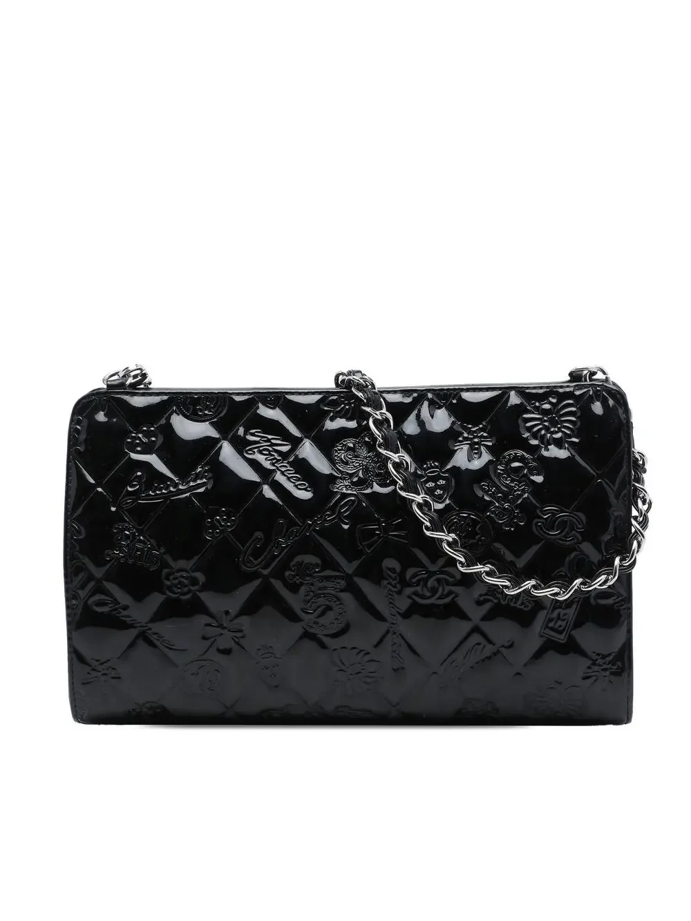 Chanel Quilted Patent Embossed Lucky #327814C11B